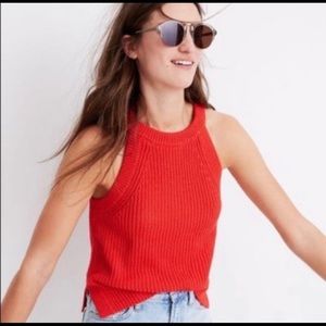 Madewell High Neck Sweater Tank